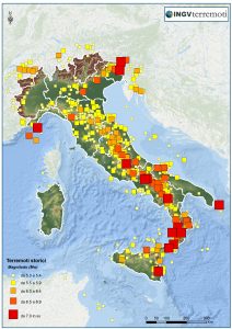 Terremoti nel sud Italia